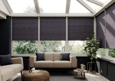 Stunning Living Room Roller Blinds